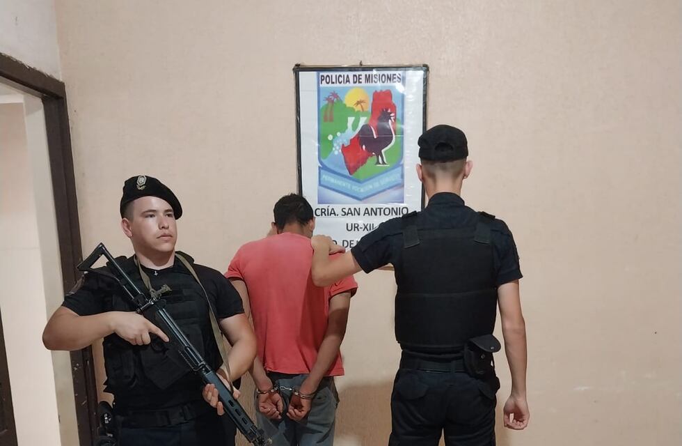 Agredió a un hombre con un arma de fuego para robarle sus pertenencias en Comandante Andresito