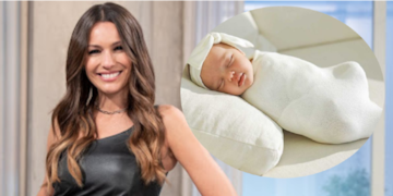 Pampita compartió la primera foto de Ana con Bautista, su hermano mayor