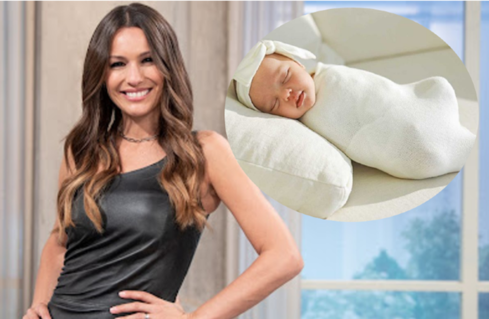 Pampita compartió la primera foto de Ana con Bautista, su hermano mayor