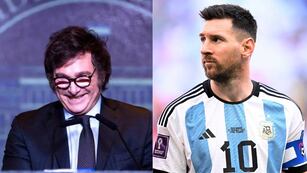 Él elogió del Presidente a Lionel Messi.