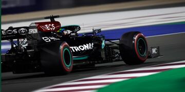 Hamilton, máximo candidato a ganar mañana en el circuito de Losail.