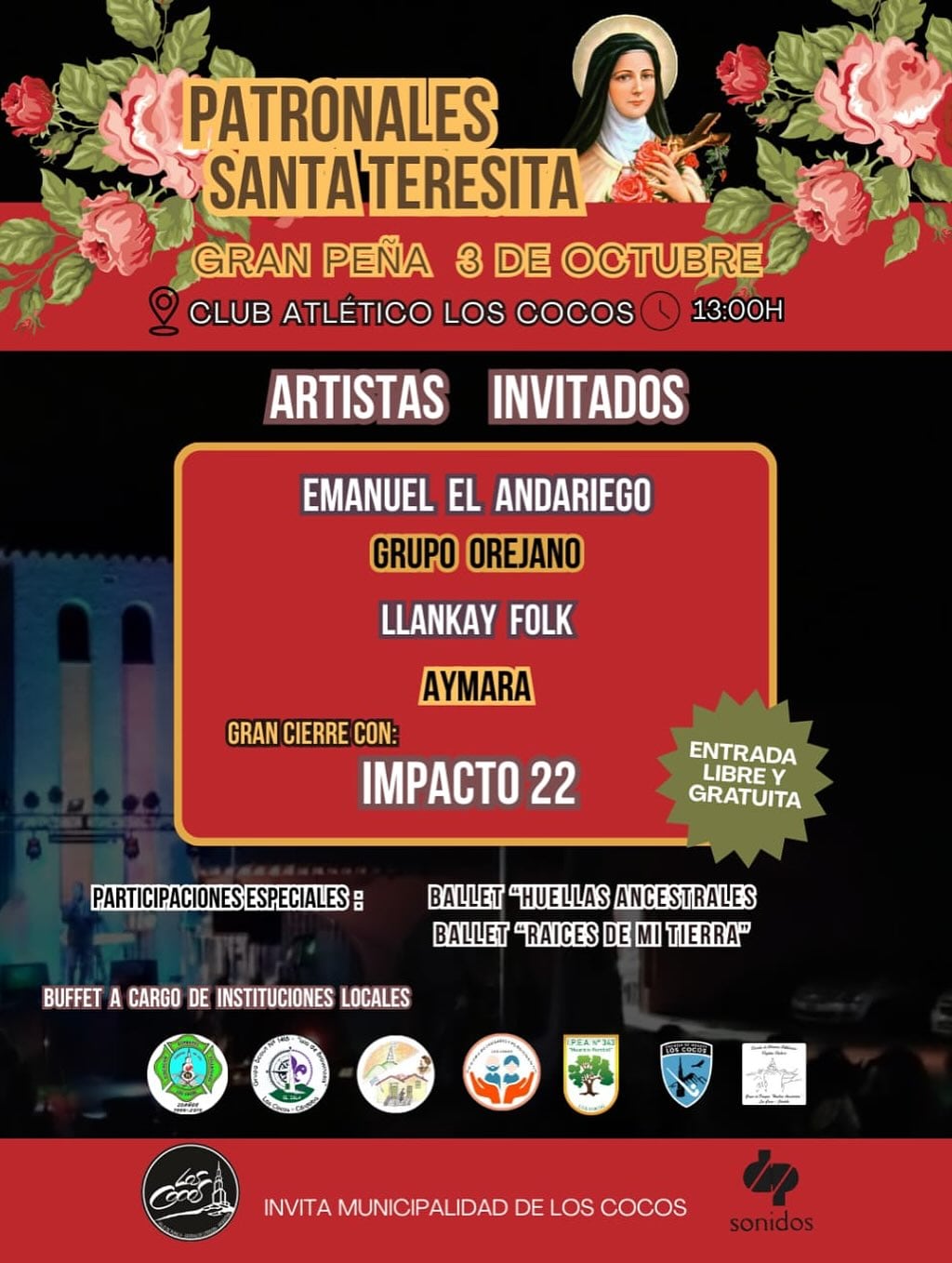 Las Fiestas Patronales Santa Teresita 2025 en Córdoba.