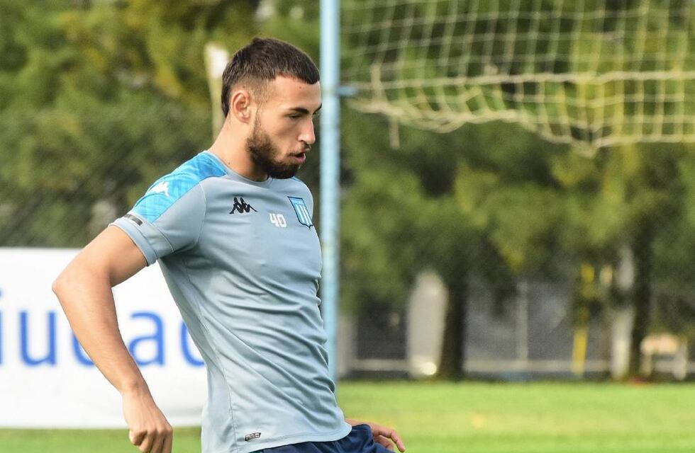 Racing, en alerta: Joaquín Novillo tiene coronavirus y se pierde el debut contra Vélez