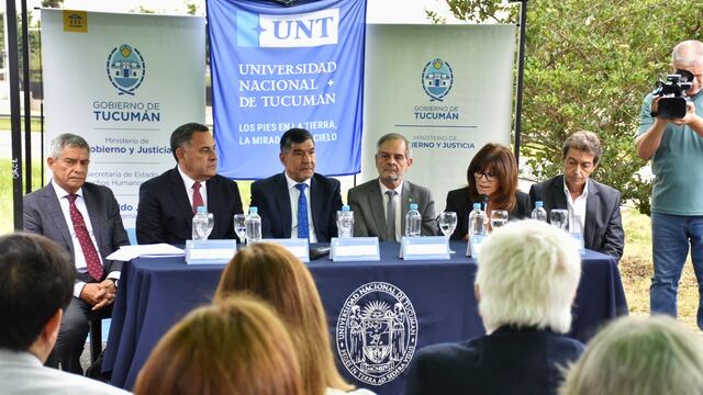 Lo firmaron el gobierno provincial la Universidad Nacional de Tucumán