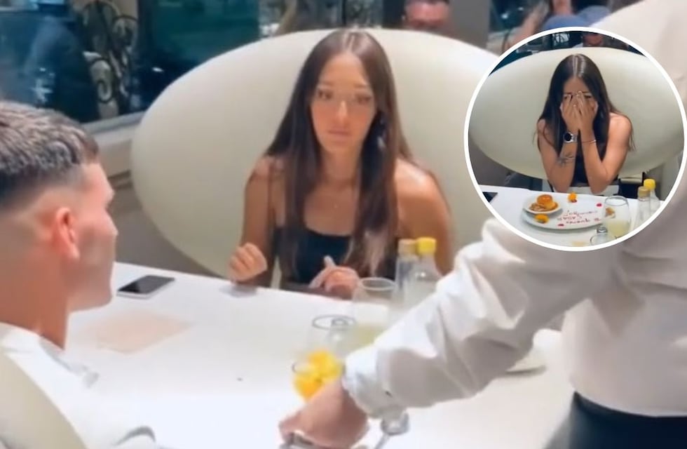 Estaba cenando en un restaurante y su vida cambió para siempre cuando recibió el postre