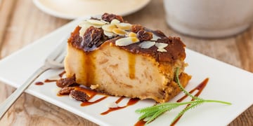 Receta de budín de pan.
