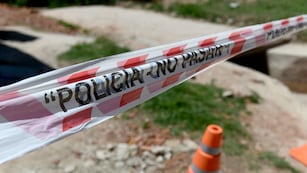 Encontraron restos en una bolsa en la ciudad de Córdoba e investigan si son humanos. (Ramiro Pereyra / La Voz)