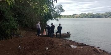 El Soberbio: encontraron el cuerpo sin vida del joven que cayó a las aguas del río Uruguay.