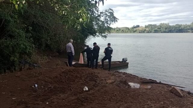 El Soberbio: encontraron el cuerpo sin vida del joven que cayó a las aguas del río Uruguay.