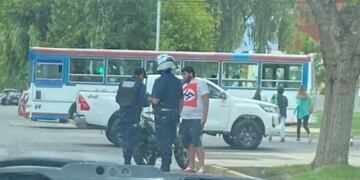 La Policía tuvo que intervenir para que la situación no pasara a mayores.