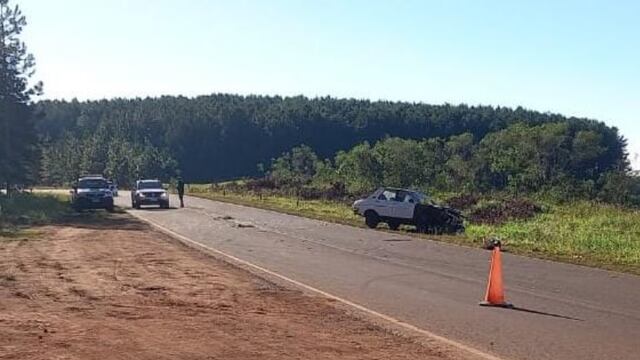 Alba Posse: un motociclista resultó con graves lesiones tras un siniestro vial.