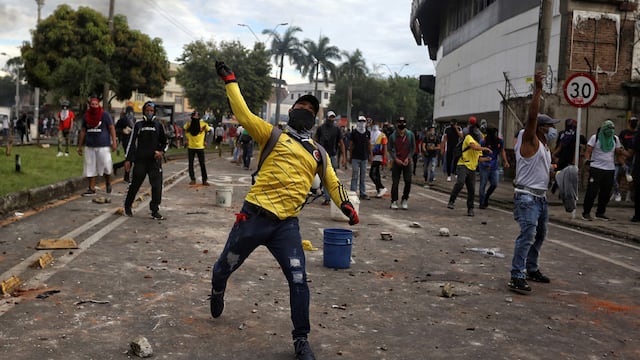 Jornada de protestas en Colombia (AP)