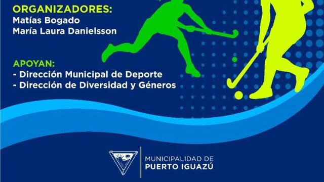 Este próximo domingo habrá torneo de hockey mixto en Puerto Iguazú.