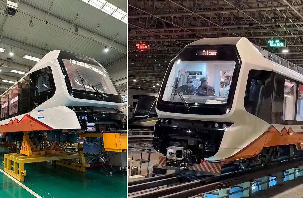 Revelan primeras imágenes del tren solar que construyen en China para Jujuy