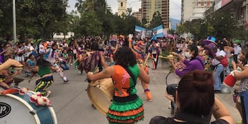 El Día Internacional de la Mujer fue conmemorado en Jujuy con una movilización de organizaciones que recorrió toda la ciudad.
