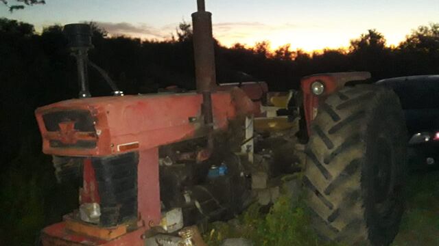 Se habían robado un tractor: fue recuperado