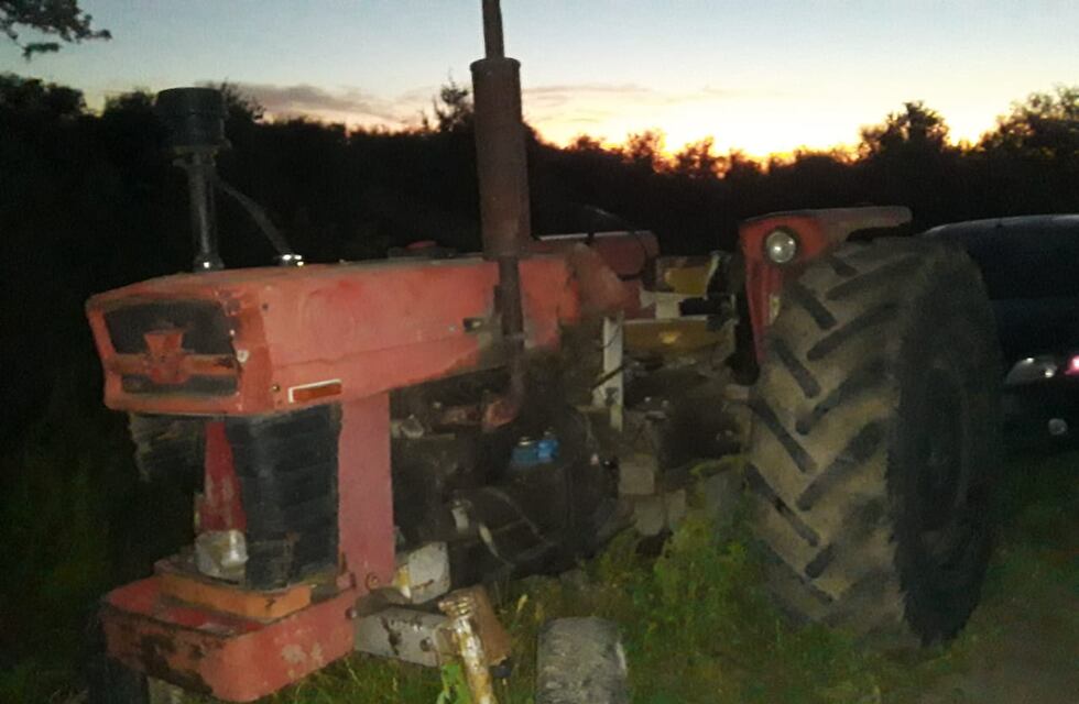 Increíble: se robaron un tractor
