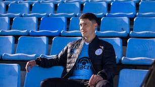 Federico Ricca, lateral uruguayo de 30 años, llegó a Belgrano del fútbol de Bélgica