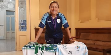 Ana 'la Zurda' Alonso, entrenadora de la UNCuyo, de la Selección Mendocina campeona en cadetes y ahora de la Argentina de menores.