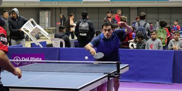 El Campeonato Argentino de Tenis de Mesa, se está disputando en el estadio Aconcagua Arena, Mendoza.