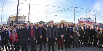 Martín Pérez, compartió el 50° Aniversario de la ciudad de Tolhuin.
