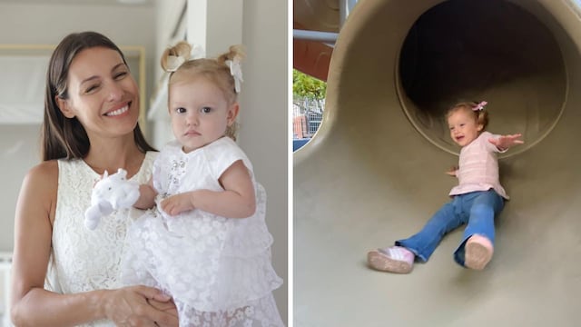 Las mejores fotos del día en la plaza de Ana García Moritán, la hija de Pampita.