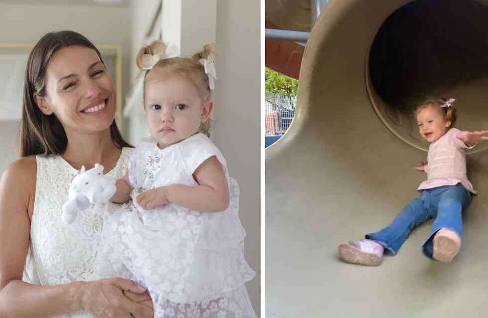 Las mejores fotos del día en la plaza de Ana García Moritán, la hija de Pampita