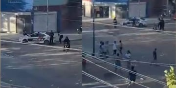 Policía detuvieron a un joven sanjuanino tras disturbios luego del triunfo de Argentina y se escapó.