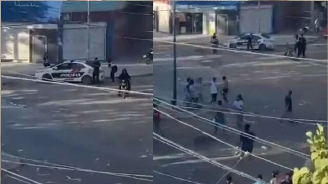 Policía detuvieron a un joven sanjuanino tras disturbios luego del triunfo de Argentina y se escapó.