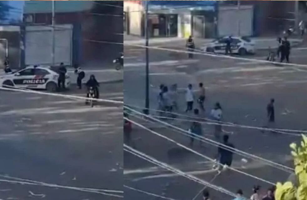 Se hizo viral un video que muestra cómo un detenido se escapa de un patrullero en San Juan