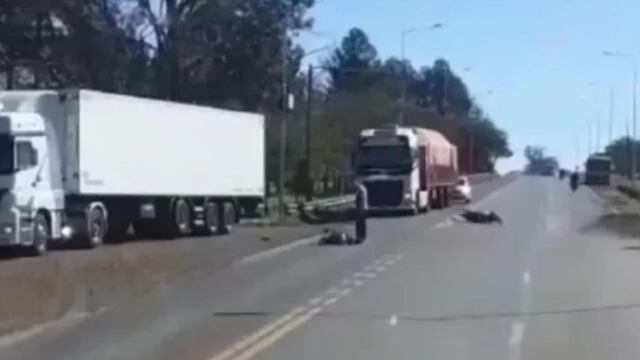 Un conductor misionero se vio involucrado en accidente vial en Virasoro.