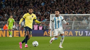 Argentina le ganó a Ecuador.