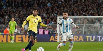 Argentina le ganó a Ecuador.