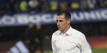 Guillermo Farré, DT de Belgrano. Foto: Federico Lopez Claro