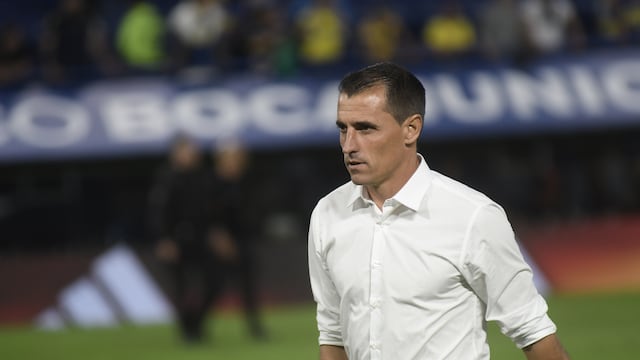 Guillermo Farré, DT de Belgrano. Foto: Federico Lopez Claro