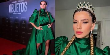 La China Suárez en la avant premiere de "Objetos"