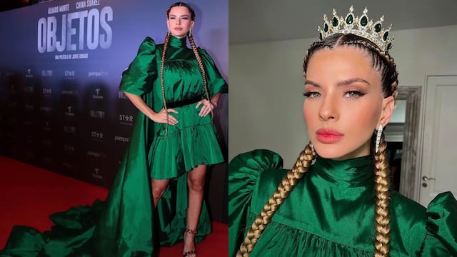 La China Suárez en la avant premiere de "Objetos"
