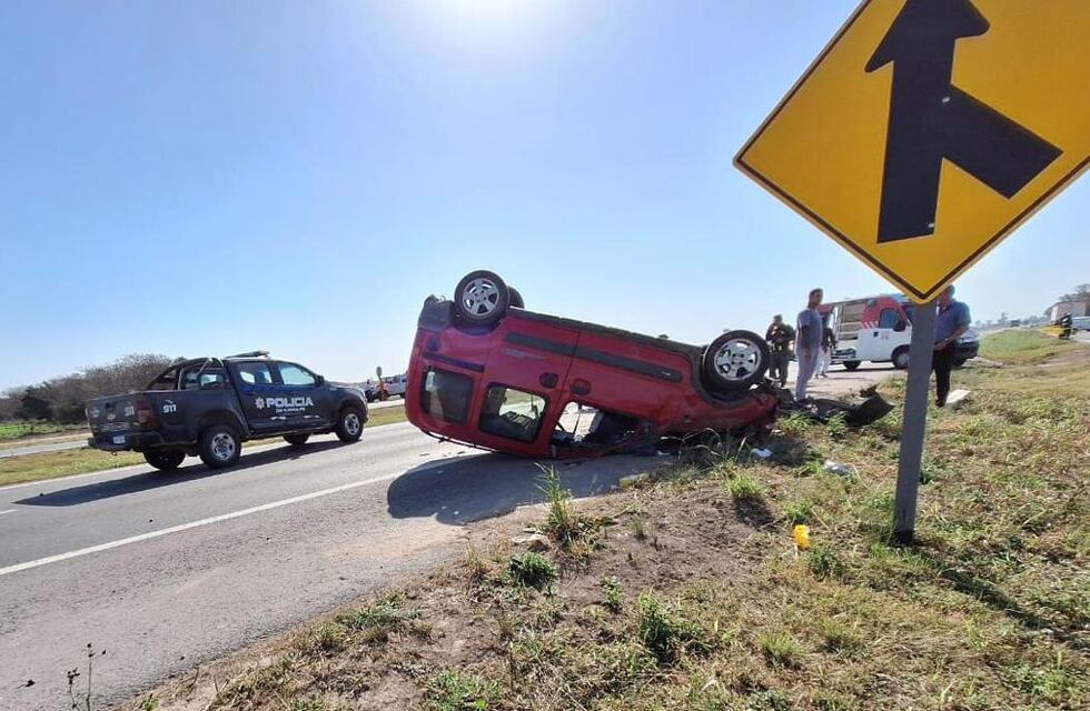 Siniestro vial fatal al sur de Rafaela