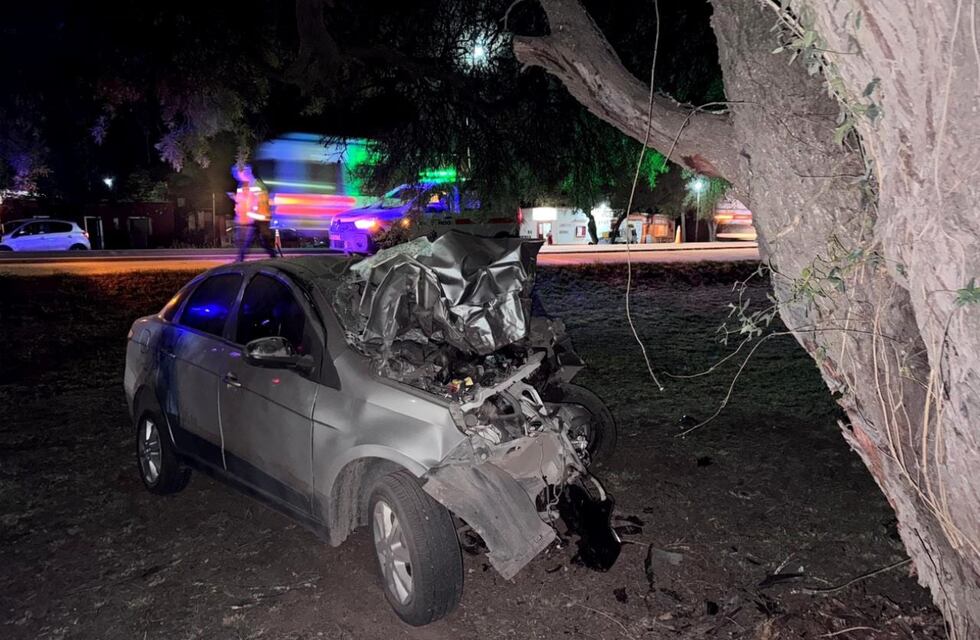 Conmoción en Córdoba: un policía murió tras chocar su auto contra un árbol