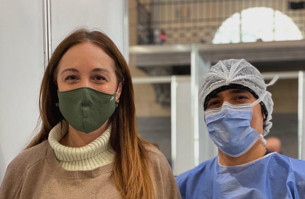 María Eugenia Vidal se vacunó en la Ciudad de Buenos Aires