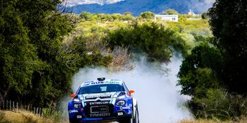 Marcos Ligato lidera el Rally Argentina 2022 al cabo de la primera etapa disputada este sábado. (Prensa Rally Argentina 2022)