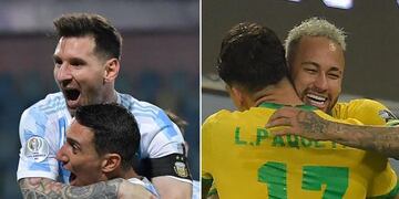 Argentina y Brasil protagonizan la final de la Copa América.