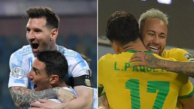 Argentina y Brasil protagonizan la final de la Copa América.