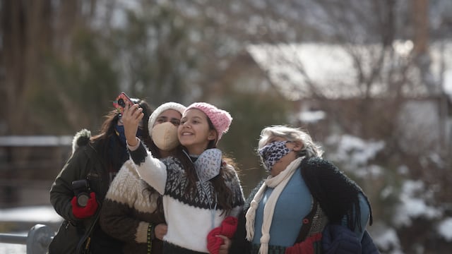 Turistas en Mendoza. (Foto: Ignacio Blanco)