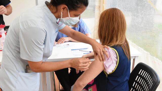 Vacunación docente en Santa Fe. (Gobierno de Santa Fe)