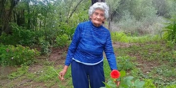 Ramona Mercado vive rodeada de la naturaleza. Diario Huarpe.