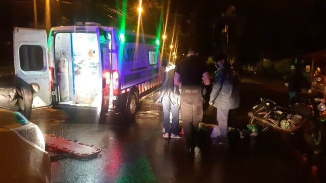 Oberá: una menor terminó lesionada tras un siniestro vial