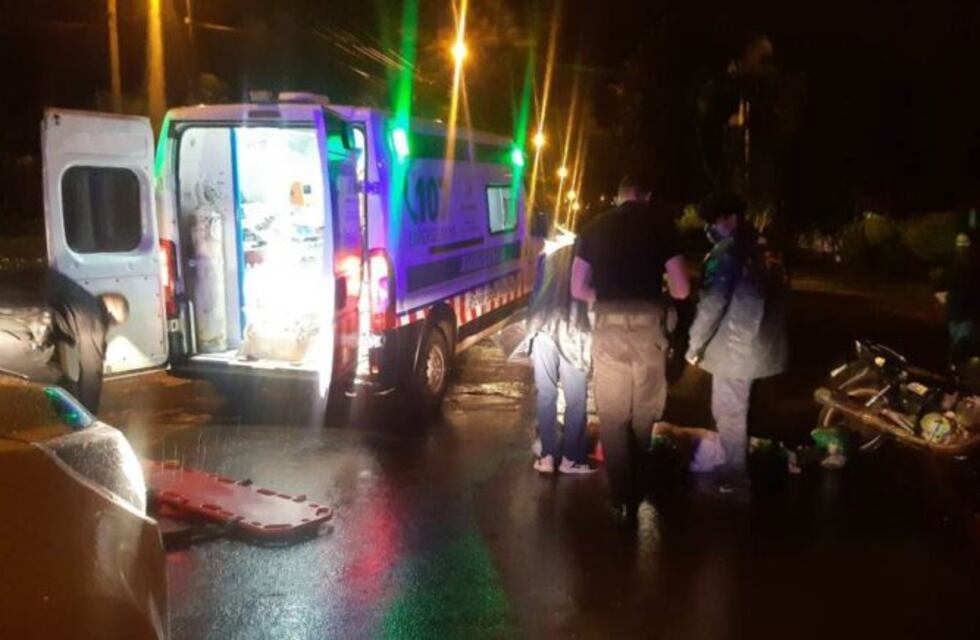 Oberá: una menor terminó lesionada tras un siniestro vial