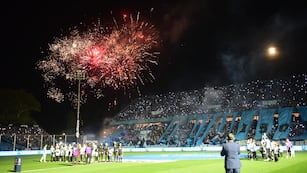 Belgrano en su partido ante Banfield, por la cuarta fecha del Clausura. (Nicolás Bravo / La Voz).
