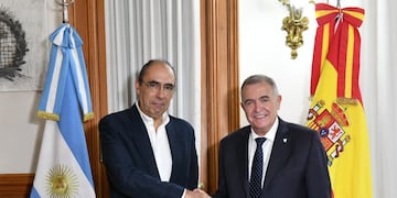 El encuentro entre Jaldo  y el Cónsul español fortalece los lazos entre la provincia y el país europeo.